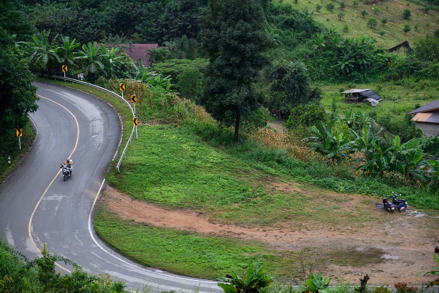 Motorcycle touring in northern Thailand