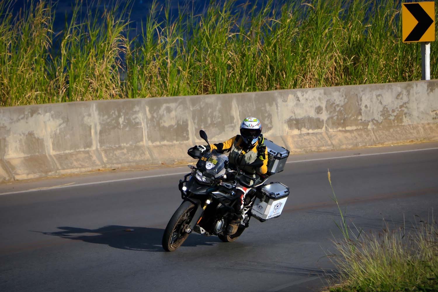 Cross-border adventure riding